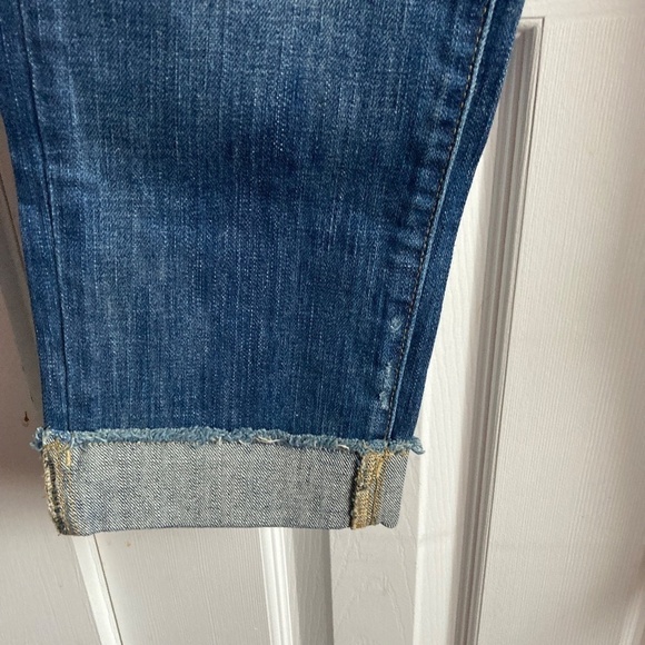 Mossimo Cropped Jeans Boyfriend Crop Stretchy size 6 - Picture 2 of 7